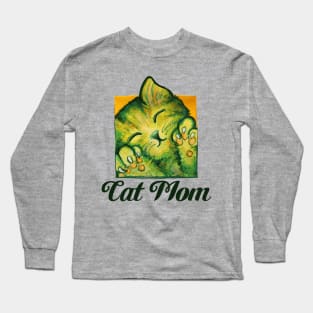 Cat Mom Long Sleeve T-Shirt